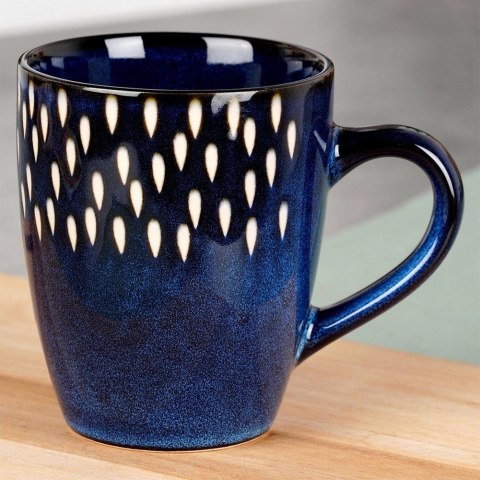 Grupa Orion Sp. z o.o. Kubek Ceramiczny Granatowy 350 ml SIAKI COLLECTION Wytrzymały