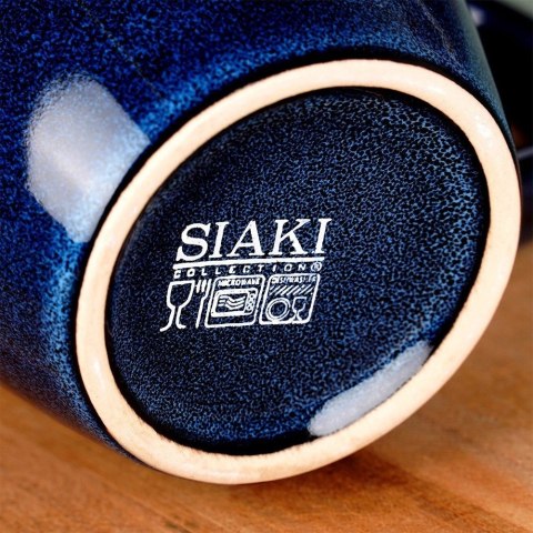 Grupa Orion Sp. z o.o. Kubek Ceramiczny Granatowy 350 ml SIAKI COLLECTION Wytrzymały