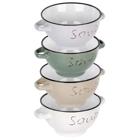 Grupa Orion Sp. z o.o. Miska bulionówka ceramiczna 600 ml 4 szt.