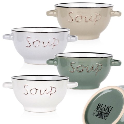 Grupa Orion Sp. z o.o. Miska bulionówka ceramiczna 600 ml 4 szt.