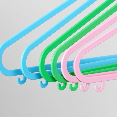 AM/63 Wieszaki na Ubrania Dziecięce 6 szt STORAGE SOLUTIONS Wytrzymałe 29 x 17 cm