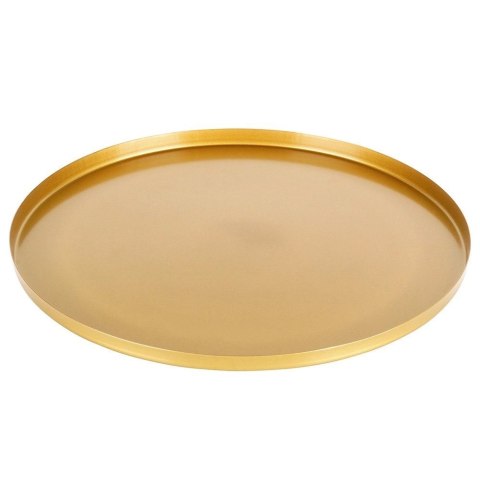 Grupa Orion Sp. z o.o. Podstawka pod kompozycje dekoracyjne świece metalowa złota 30 cm