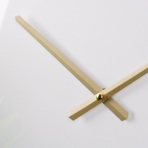 Grupa Orion Sp. z o.o. Zegar Ścienny 50 cm VILDE Okrągły Biały Duży Złote Wskazówki Cichy