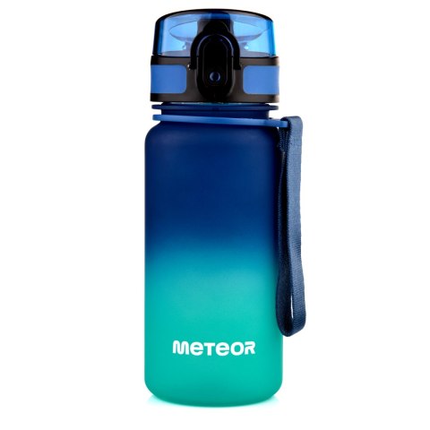 Bidon sportowy Meteor 350 ml niebieski/turkusowy