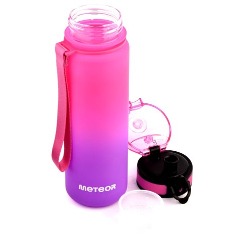 Bidon sportowy Meteor 500 ml różowy/fioletowy