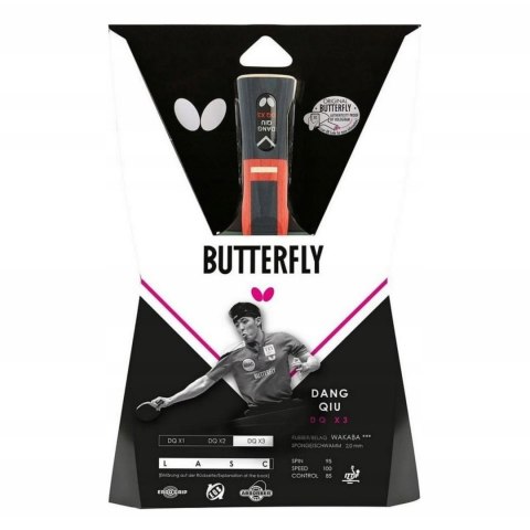 Butterfly Rakietka Paletka do Tenisa Stołowego Ping Ponga BUTTERFLY Dang Qiu Dqx3