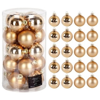 Grupa Orion Sp. z o.o. Bombki Choinkowe Home Styling Collection Złote 6 cm Szklane 20 szt.