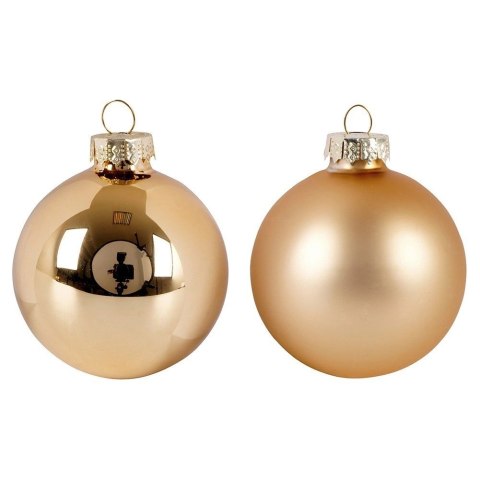 Grupa Orion Sp. z o.o. Bombki Choinkowe Home Styling Collection Złote 6 cm Szklane 20 szt.
