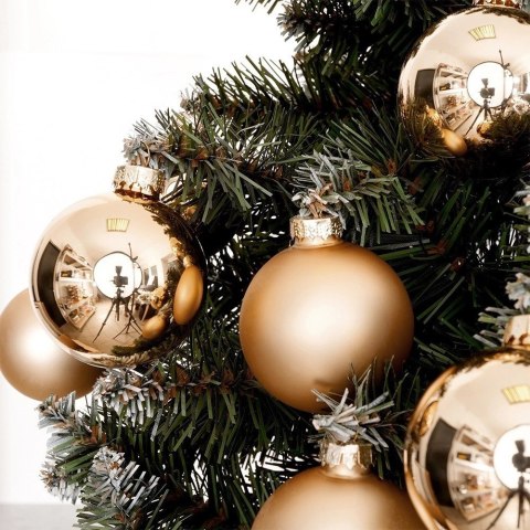 Grupa Orion Sp. z o.o. Bombki Choinkowe Home Styling Collection Złote 6 cm Szklane 20 szt.
