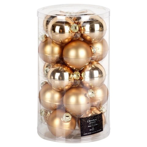 Grupa Orion Sp. z o.o. Bombki Choinkowe Home Styling Collection Złote 6 cm Szklane 20 szt.
