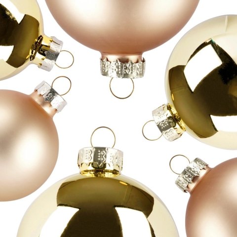 Grupa Orion Sp. z o.o. Bombki choinkowe szklane złote 4/5/6 cm 34 szt.