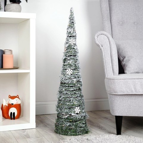 Grupa Orion Sp. z o.o. Choinka świecąca stożek zielona 40 LED 80 cm