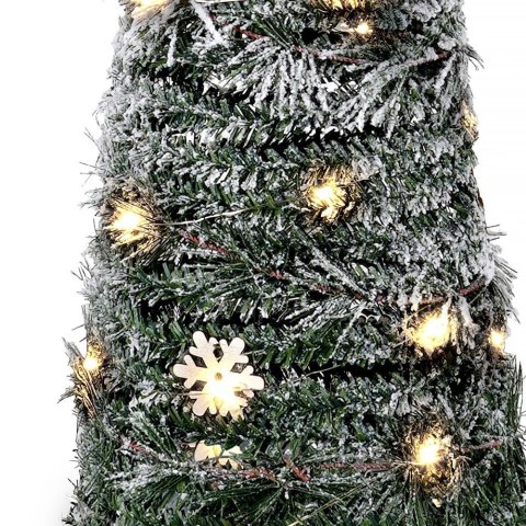 Grupa Orion Sp. z o.o. Choinka świecąca stożek zielona 40 LED 80 cm