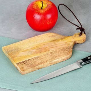 Grupa Orion Sp. z o.o. Deska do Serwowania VILDE Mango 19,5 x 10 cm Drewniana z Uchem