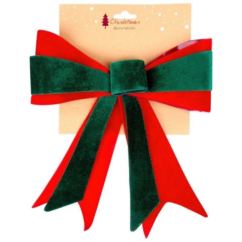 Grupa Orion Sp. z o.o. Kokarda dekoracyjna świąteczna 27x33 cm