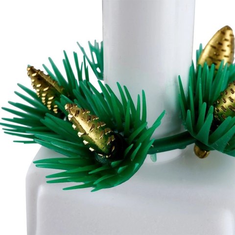 Grupa Orion Sp. z o.o. Świecznik adwentowy na 7 świeczek biały 41,5x29 cm