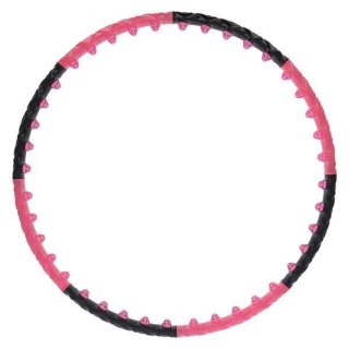 HHP024 PINK-BLACK HULA HOP 1,6KG 110CM HMS