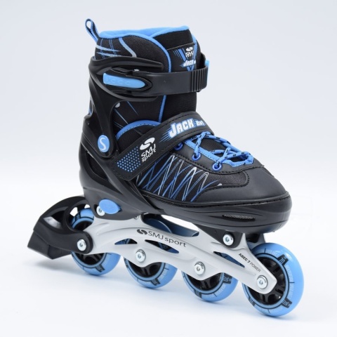 JACK 2w1 ŁYŻWY + ROLKI regulowane 34-37