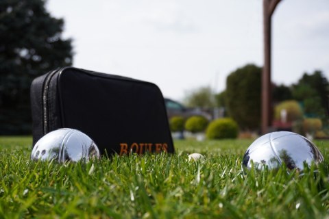 Kubisport Kule Boule Bule Petanque do Gry Metalowe Solidne KUBISPORT 72 mm 8 szt.