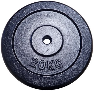 Kubisport Obciążenie Talerz Żeliwny do Gryfów Ćwiczeń KUBISPORT 20 kg 25 mm