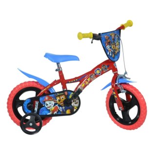 Kubisport Rower Rowerek Psi Patrol dla Dzieci Dziecięcy z Kółkami Bocznymi DINO 12"