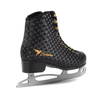 Łyżwy figurowe z futerkiem Exclusive SMJ Sport r. 42 czarne