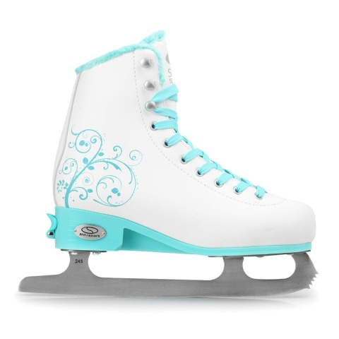 Łyżwy figurowe z futerkiem Snowbella regulowane 39-42 SMJ Sport