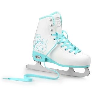 Łyżwy figurowe z futerkiem Snowbella regulowane 31-34 SMJ Sport