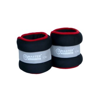 Master Obciążenie Obciążniki na Nogi Neoprenowe Solidne MASTER 2 x 1,5 kg