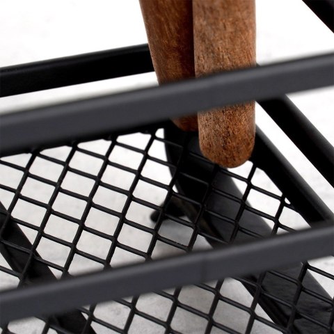 VLACHOS BROS S.A IMPORTS (NAVA),Valantis Vlachos Ociekacz stojak na sztućce metalowy czarny MISTY 17,5 cm