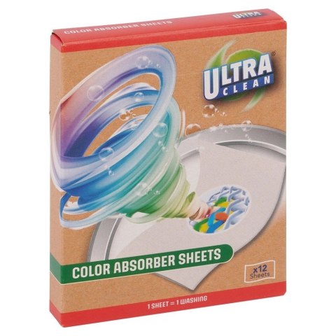Grupa Orion Sp. z o.o. Chusteczki do Prania ULTRA CLEAN 12 szt. Wyłapujące Kolor Ochrona