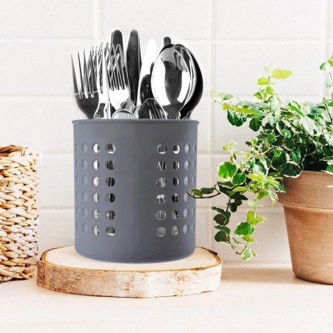 Grupa Orion Sp. z o.o. Ociekacz na Przybory Kuchenne 12,5 x 13 cm Tworzywo Szary ORION