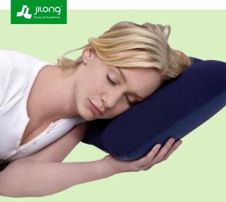 PODUSZKA PODRÓŻNA 53x37CM GRANATOWA 137002