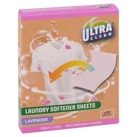 AM/63 Chusteczki listki do prania zmiękczające rozpuszczalne zapachowe 10 szt.