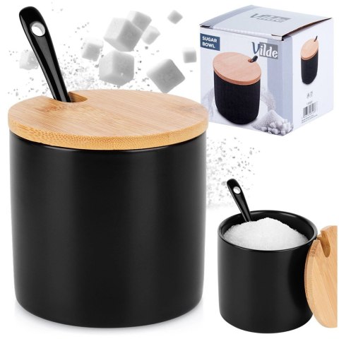 Grupa Orion Sp. z o.o. Cukierniczka ceramiczna czarna