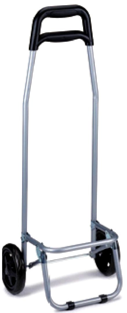 WÓZEK TORBA NA KÓŁKACH NA ZAKUPY ZE STELAŻEM 25L SZARY