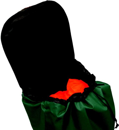 WÓZEK TORBA NA KÓLKACH NA ZAKUPY ZE STELAŻEM 31L ZIELONO BIAŁY