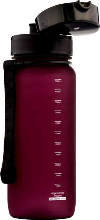 Bidon sportowy Meteor 650 ml bordowy