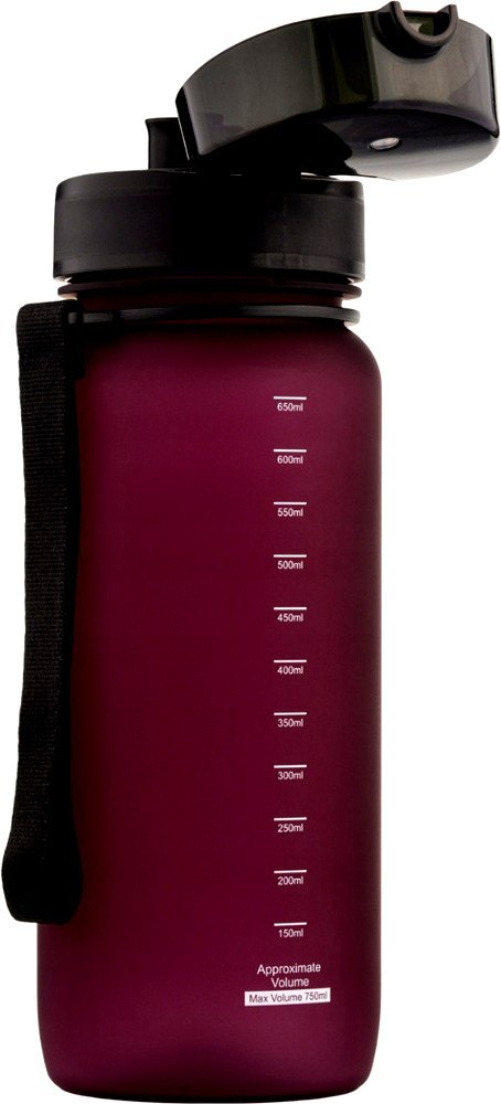 Bidon sportowy Meteor 650 ml bordowy