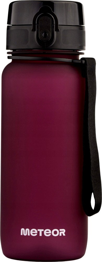 Bidon sportowy Meteor 650 ml bordowy