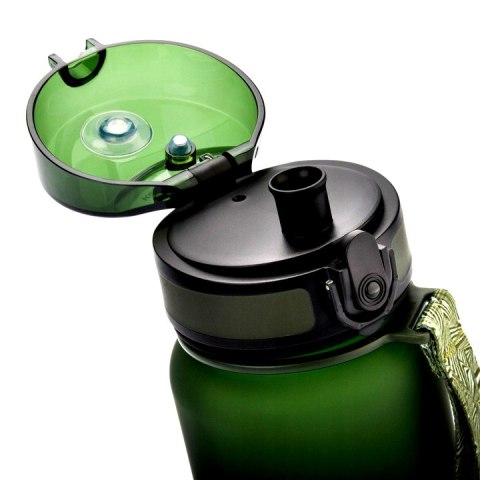Bidon sportowy Meteor 650 ml ciemnozielony
