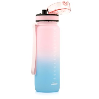 Bidon sportowy Meteor 800 ml różowy/niebieski