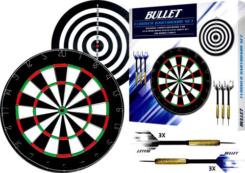 DART 45CM I 6 RZUTEK STALOWYCH BULLET