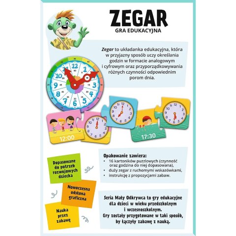 GRA MALY ODKRYWCA ZEGAR TREFL PUD12