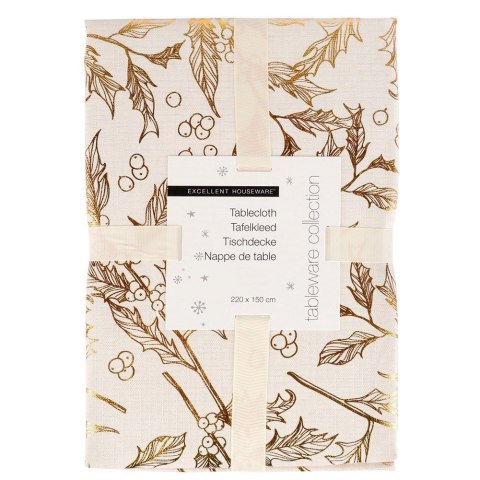 Grupa Orion Sp. z o.o. Obrus świąteczny plamoodporny 220x150 cm