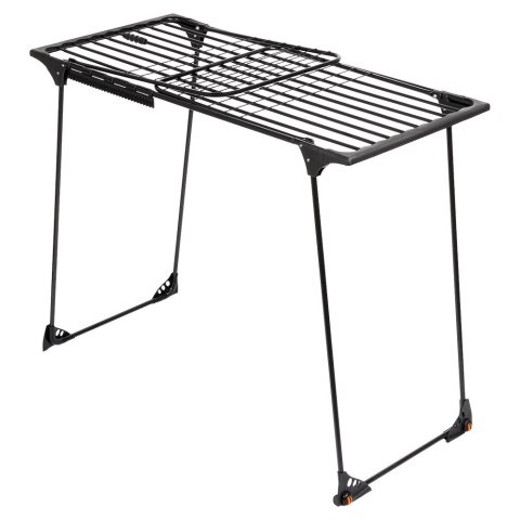 Grupa Orion Sp. z o.o. Suszarka XXL na Pranie Ubrania Metalowa Czarna Składana VILDE 204-260 cm