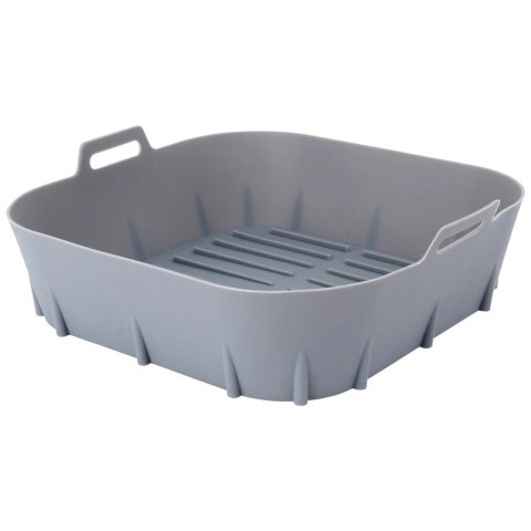 HIT Trading B.V. Wkład do Frytkownicy Air Fryer 1 szt. HIT Silikonowy Szary Kwadratowy 22 cm