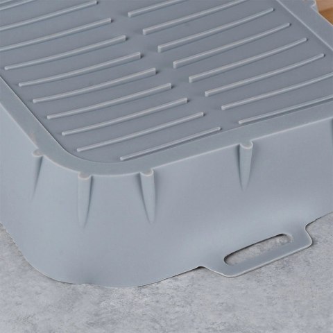 HIT Trading B.V. Wkład do Frytkownicy Air Fryer 1 szt. HIT Silikonowy Szary Kwadratowy 22 cm