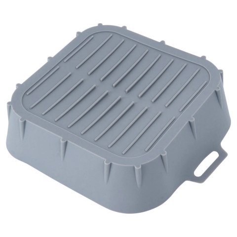 HIT Trading B.V. Wkład do Frytkownicy Air Fryer 1 szt. HIT Silikonowy Szary Kwadratowy 22 cm
