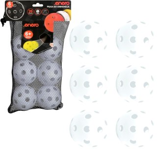 PIŁKA UNIHOC MECZOWA BIAŁA ENERO 6SZT